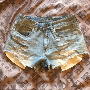 High waisted shorts